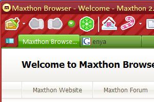 Screenshot Maxthon xmax red
