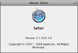 Apple Safari 3.1